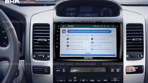 Màn hình DVD Android xe Toyota Prado 2002 - 2009 | Zestech Z800 New